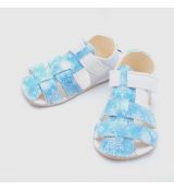 Baby bare shoes - IO sandals Snowflakes