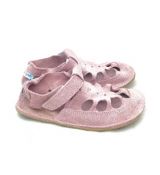 Baby bare shoes - IO summer perforation Sparkle Pink