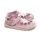Baby bare shoes - IO summer perforation Sparkle Pink