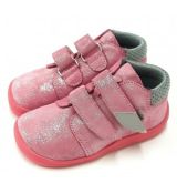 Beda - prechodné topánky Janette ružová s membránou