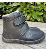 Baby bare shoes - Febo winter black/asfaltico