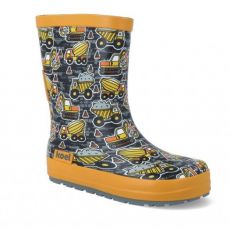 Koel4kids - gumáky tractor yellow