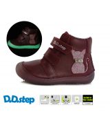D.D.step - 063 prechodné topánky raspberry 35