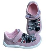 Baby bare shoes - Febo summer grey/pink