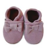 Afelo - capačky Pink Glossy Bow Suede