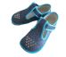 Beda - papučky PF W turquoise denim